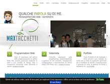 Tablet Screenshot of maxtacchetti.it